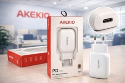 [D1349] راس شاحن مخرج تايب سي AKEKIO 18W AC26