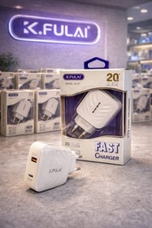 [D1350] K.FULAI KA-37 20W PD راس شاحن مخرجين
