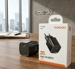 [D1352] راس شاحن تايب سي فاست Toocki PD 20W GAN